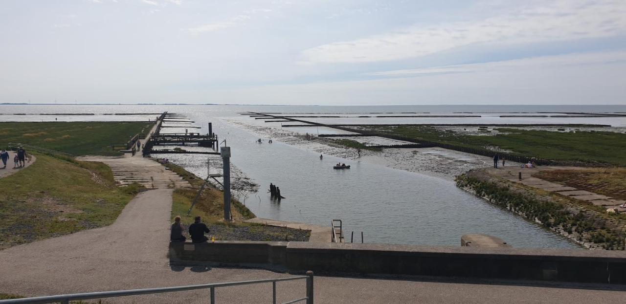 Wohnmobilstellplatz Hemenswarft An Der Nordsee - Meerblick Emmelsbull-Horsbull Exterior photo
